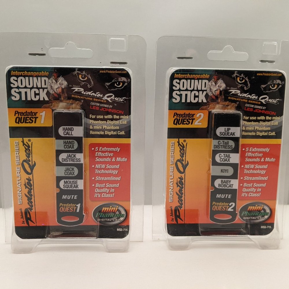 PREDATOR QUEST Sound Sticks for mini Phantom & Remote Digital Call MSS-714 / 715